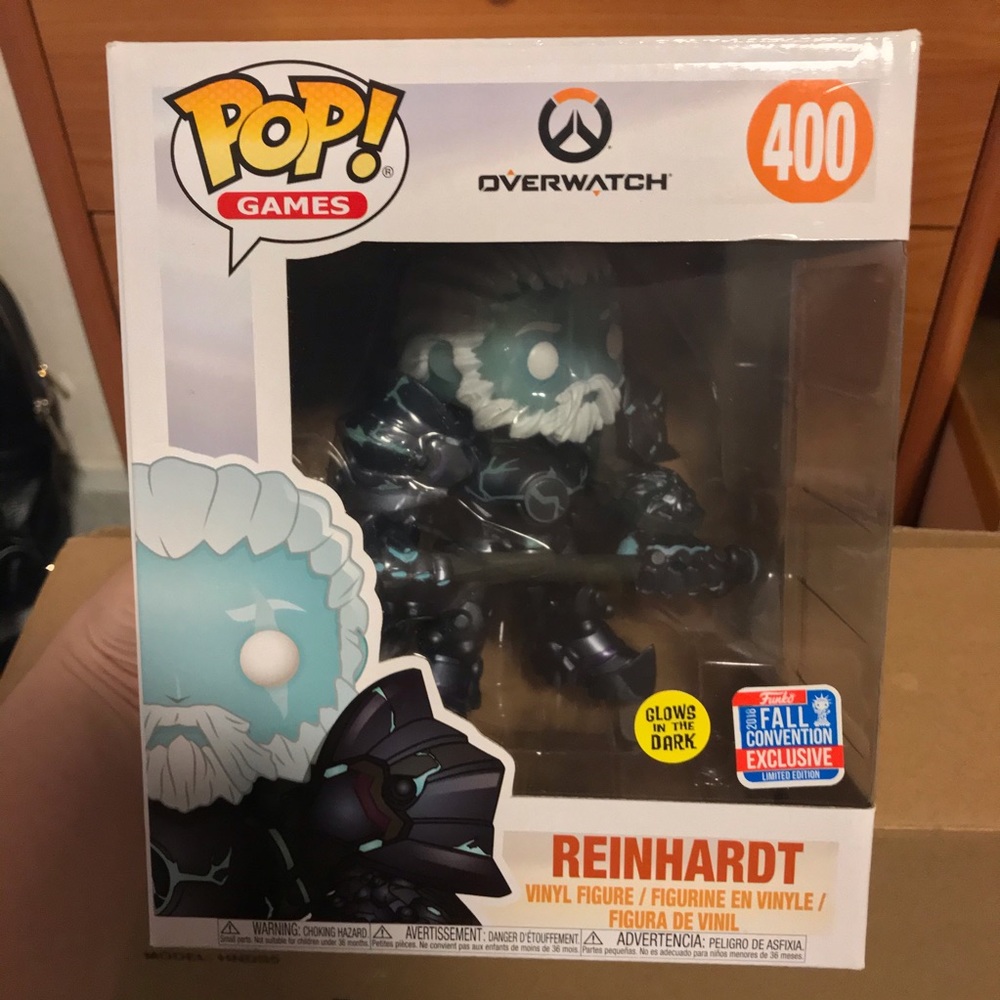 RARE Pop Reinhardt #400 Overwatch Fall Exclusive